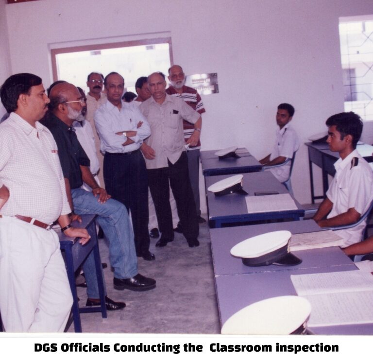 DGS Officials Conducting the Classroom inspection