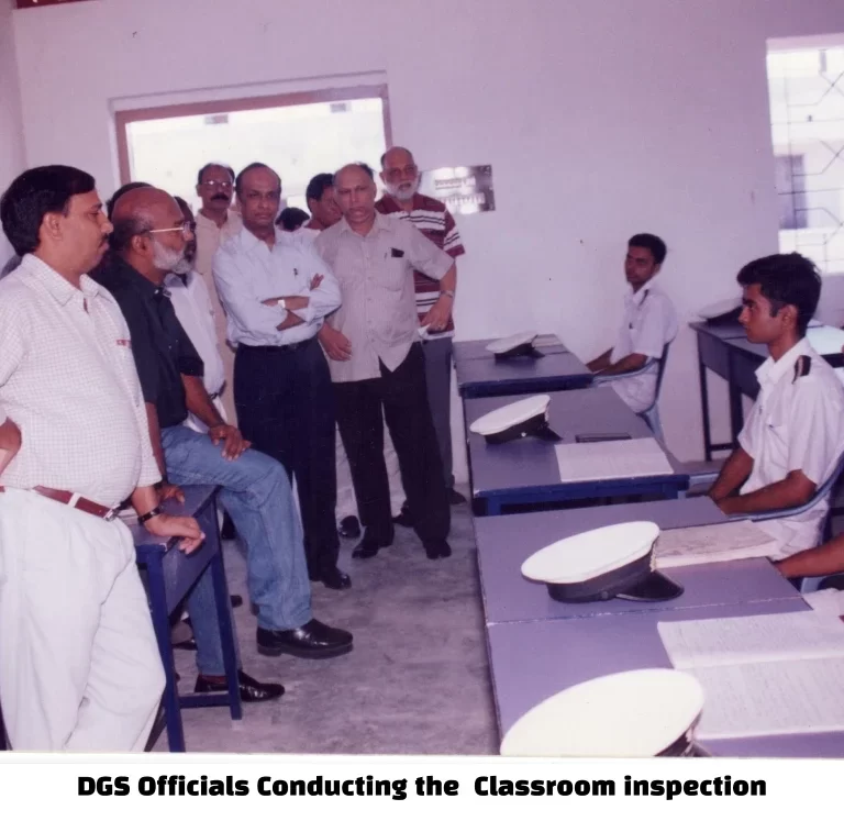 DGS Officials Conducting the Classroom inspection