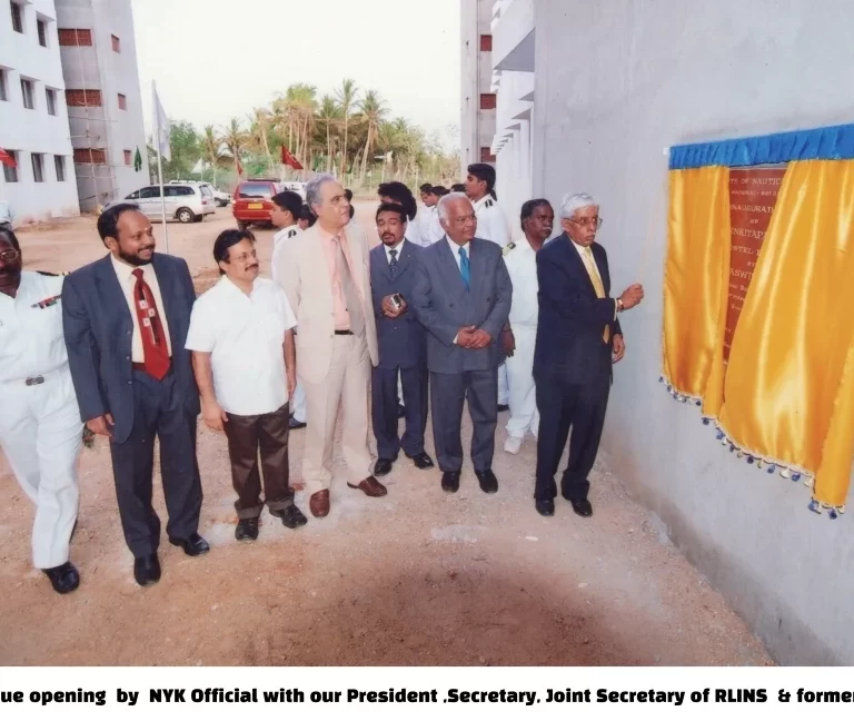 Hostel Plaque opening by NYK Official with our President ,Secretary, Joint Secretary of RLINS & former Deputy DG