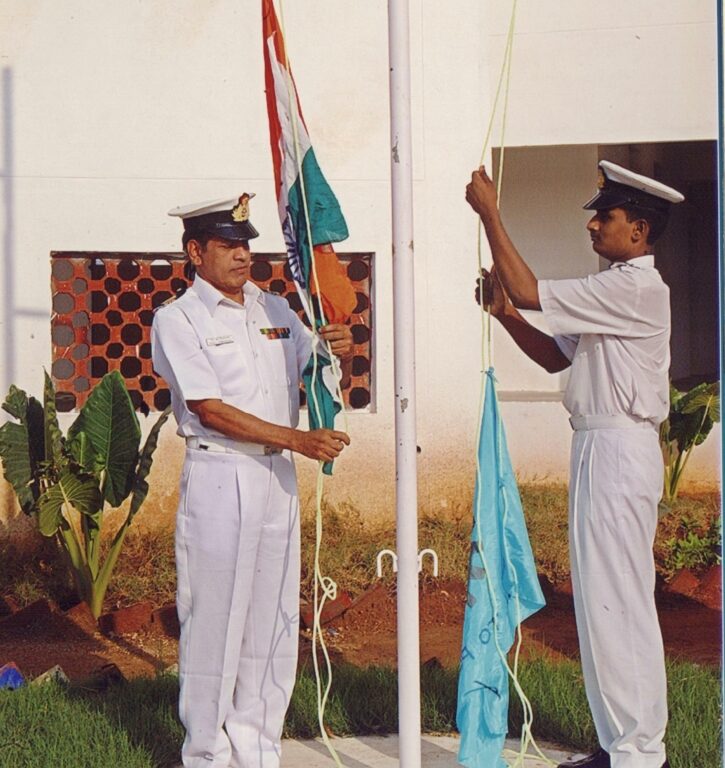 RLINS First Maritime day Flag hoisting Celebration