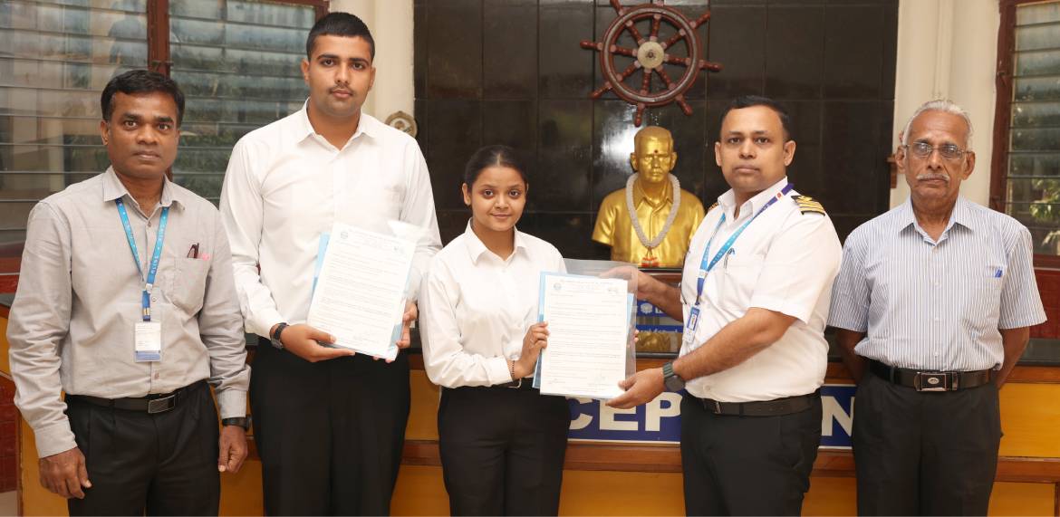 Admission Letters Issued to GP Rating January 2026 Cadets