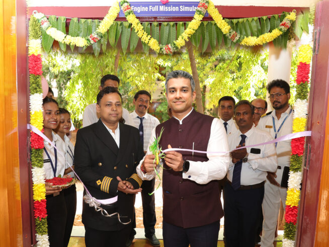 Full Mission Engine Room Simulator Inaugurated at RLINS Madurai by Capt. Aditya Ramaswamy