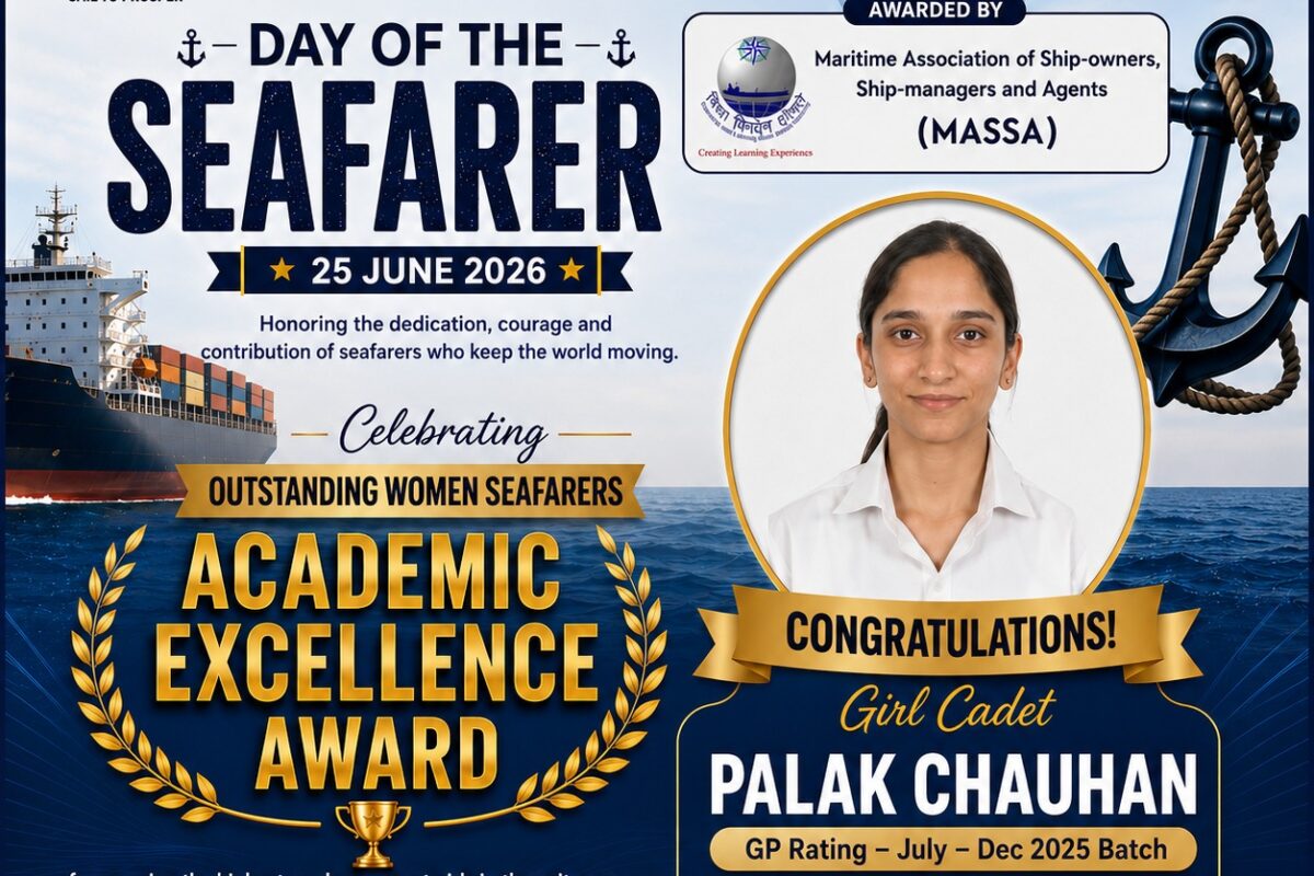 RLINS Cadet Honoured with Academic Excellence Award on Day of the Seafarer 2026