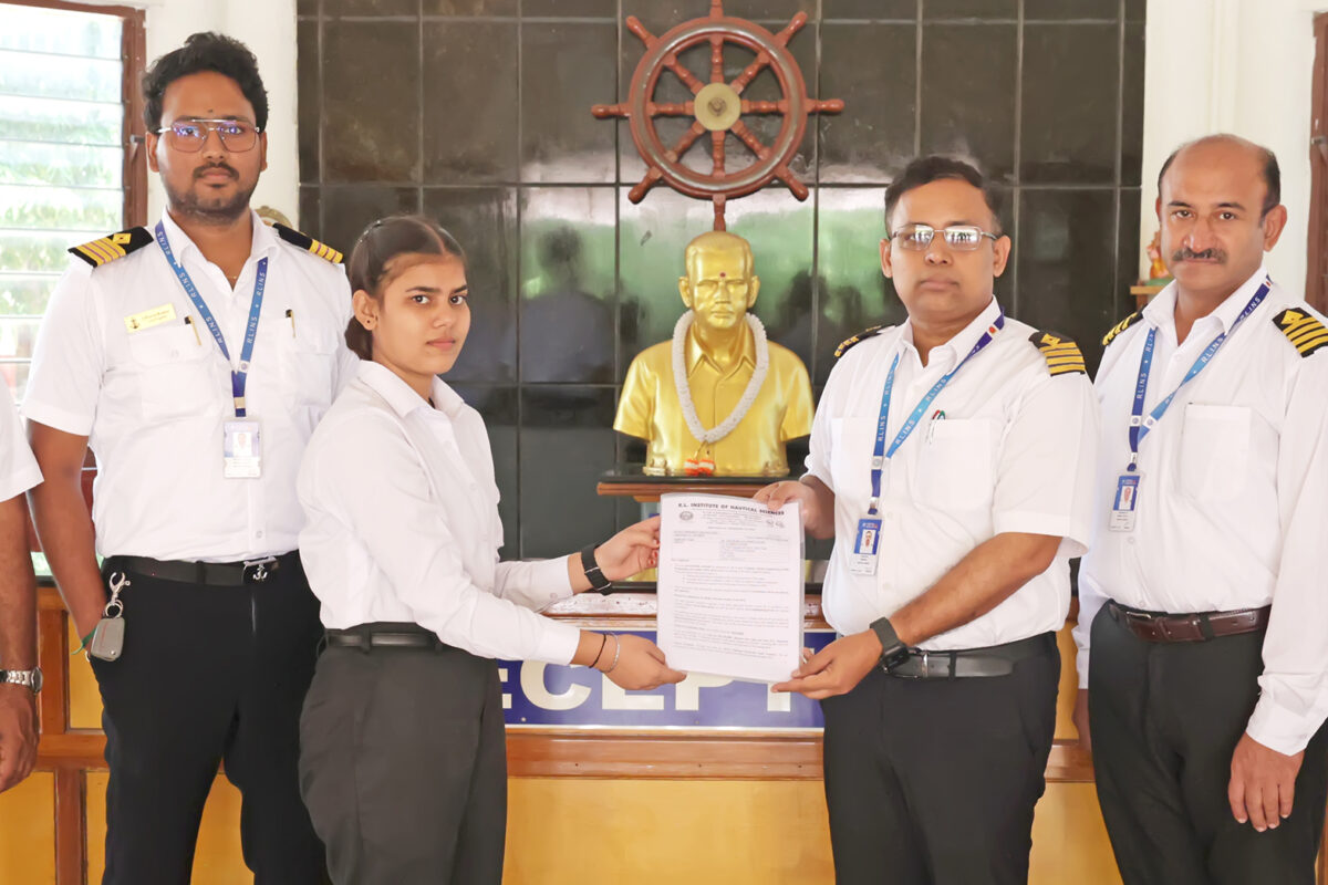 Women Cadet SANIYA PARVEEN GP Rating July-2026 Entry Batch RLINS