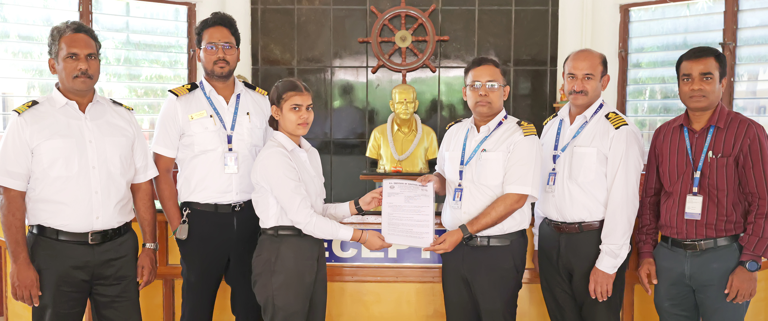 Admission Letters Issued for GP Rating July 2026 Batch 18 Women Cadet SANIYA PARVEEN GP Rating July-2026 Entry Batch RLINS